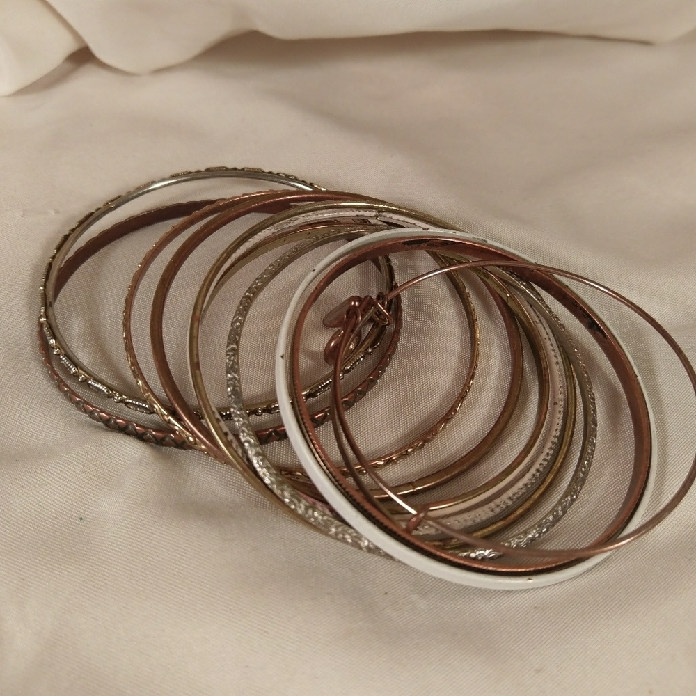 🛍5 for $25🛍11 metal bangle bracelets